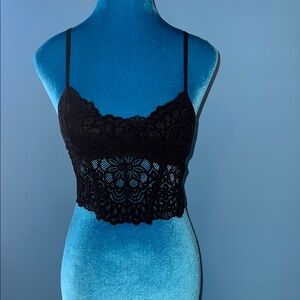 Elegant Black Lace Bralette
